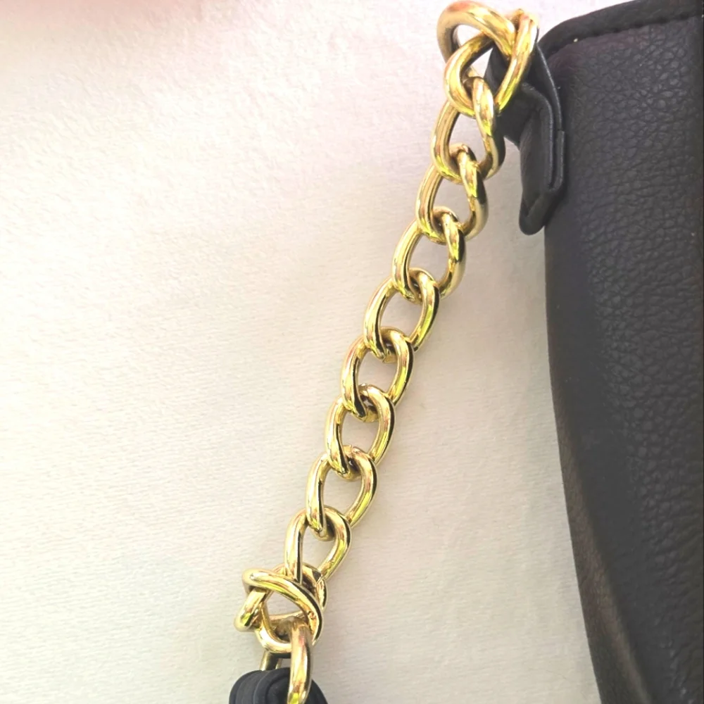 💕Betsey Johnson Leopard Print Bag Cat Ears Gold Chain Crossbody - Picture 7 of 11